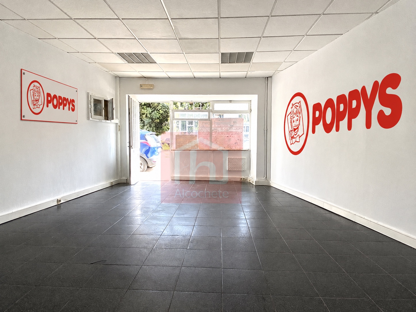 Simulação POPPYS para o imóvel Loja HA534 · centro de Alcochete declarado, Alcochete; não representa loja construída