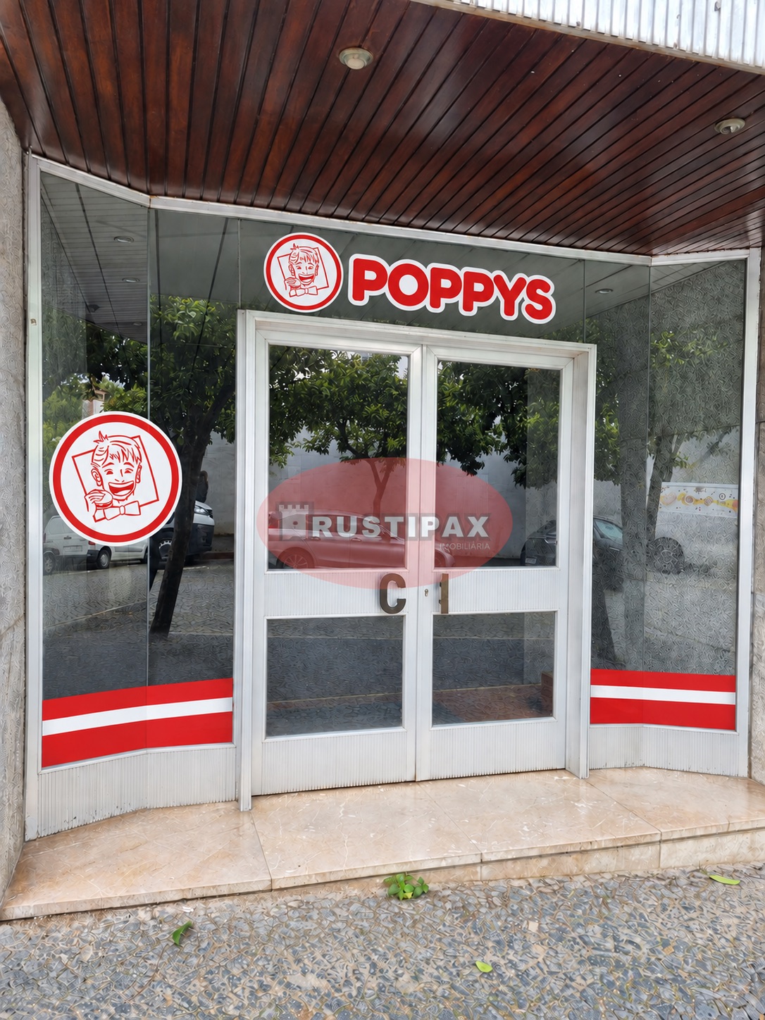 Simulação POPPYS para o imóvel Travessa Almeida Garret · loja de três pisos, Beja; não representa loja construída