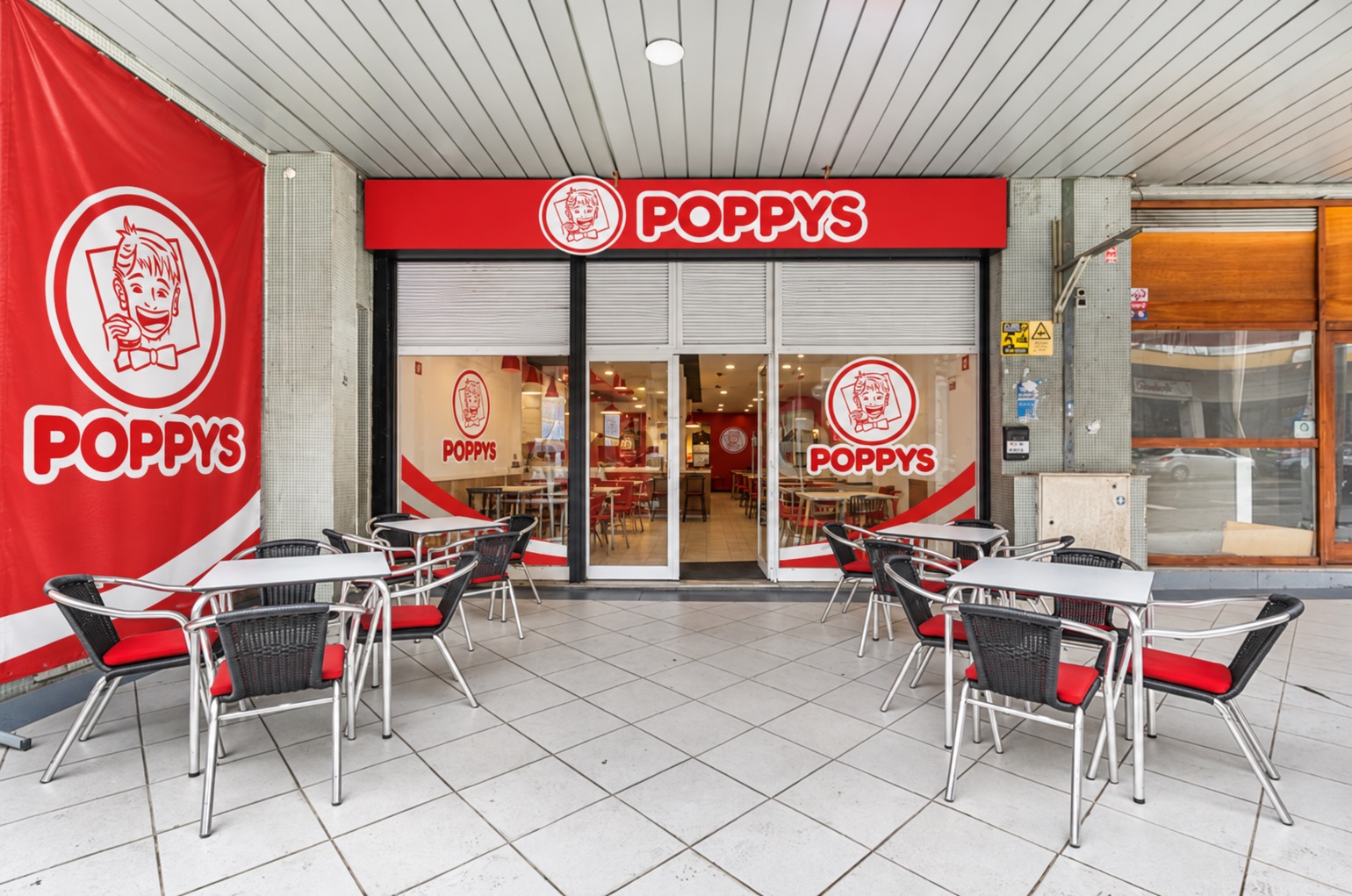 Simulação conceptual de fachada POPPYS em Braga