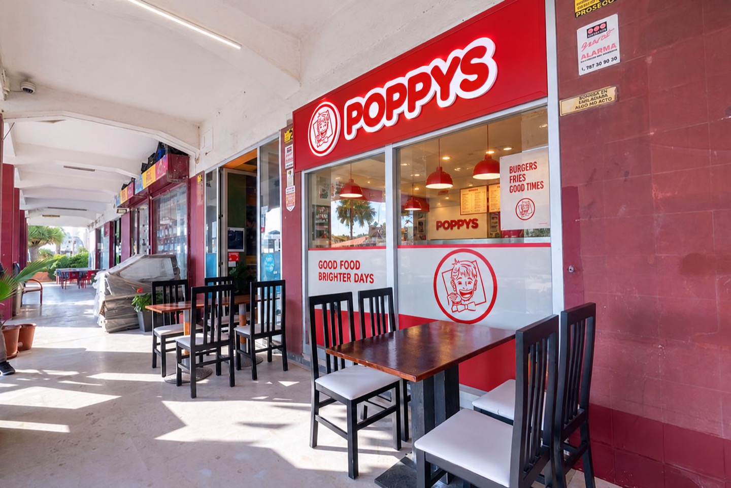 Simulação POPPYS para o imóvel Avenida General Humberto Delgado · restaurante em trespasse, Costa da Caparica; não representa loja construída