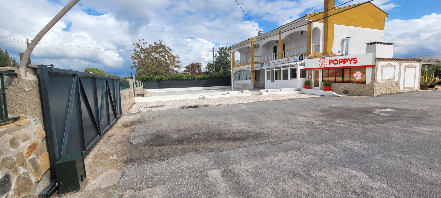 Simulação POPPYS para o imóvel Rua de Juromenha, 4 · espaço de restauração, Elvas; não representa loja construída