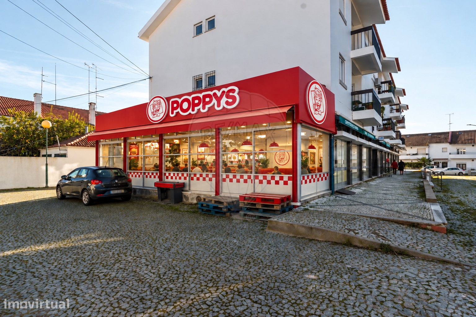 Simulação conceptual de fachada POPPYS em Évora