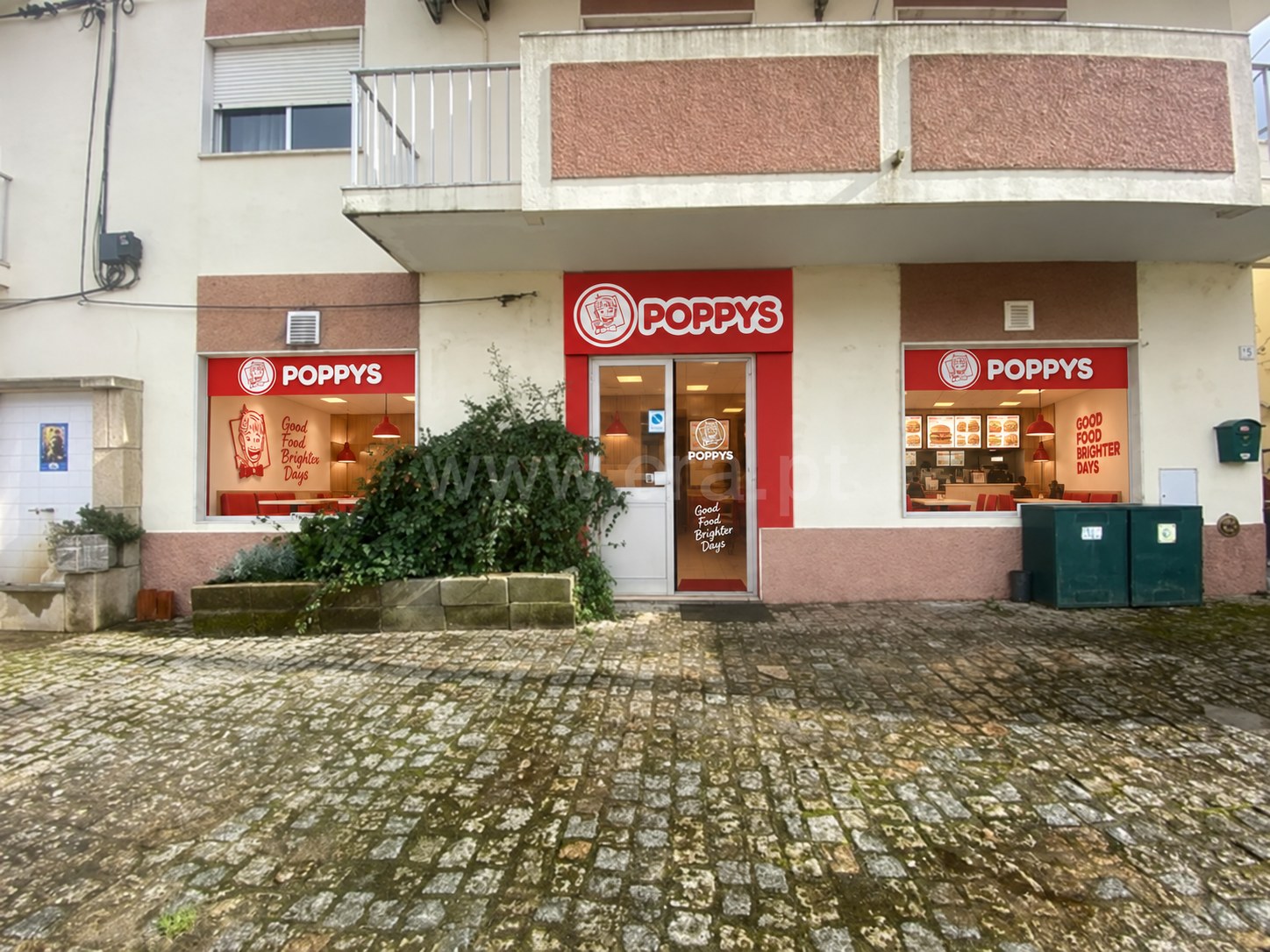 Estudo visual POPPYS para um imóvel em Fundão; ver legenda para o tipo de vista e os limites