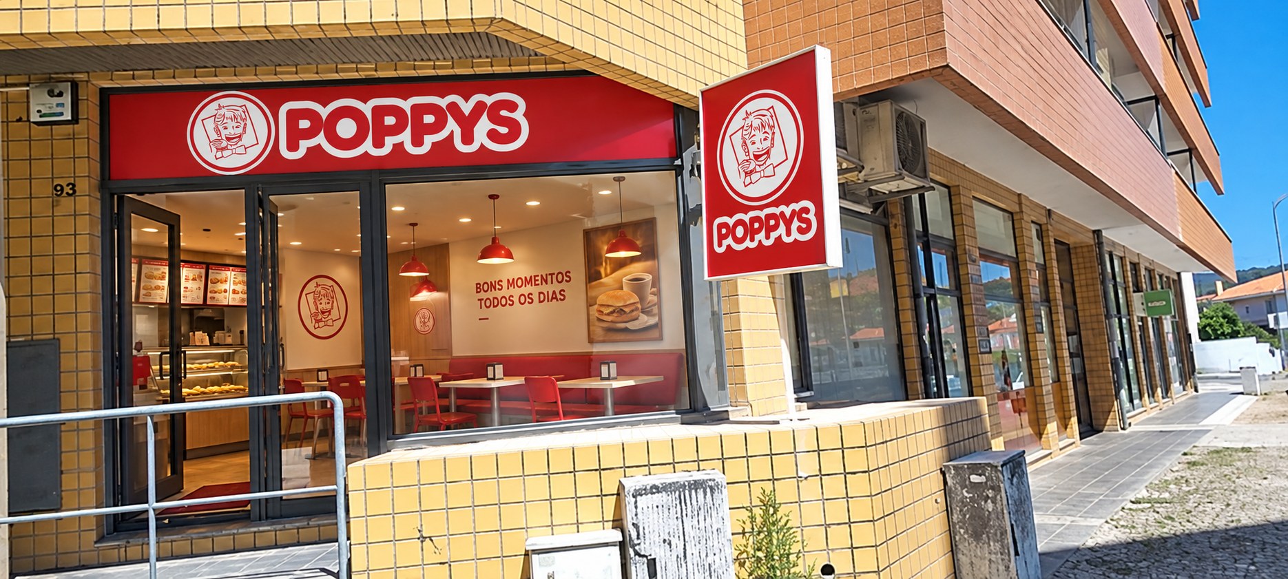 Estudo visual POPPYS para um imóvel em Gondomar; ver legenda para o tipo de vista e os limites