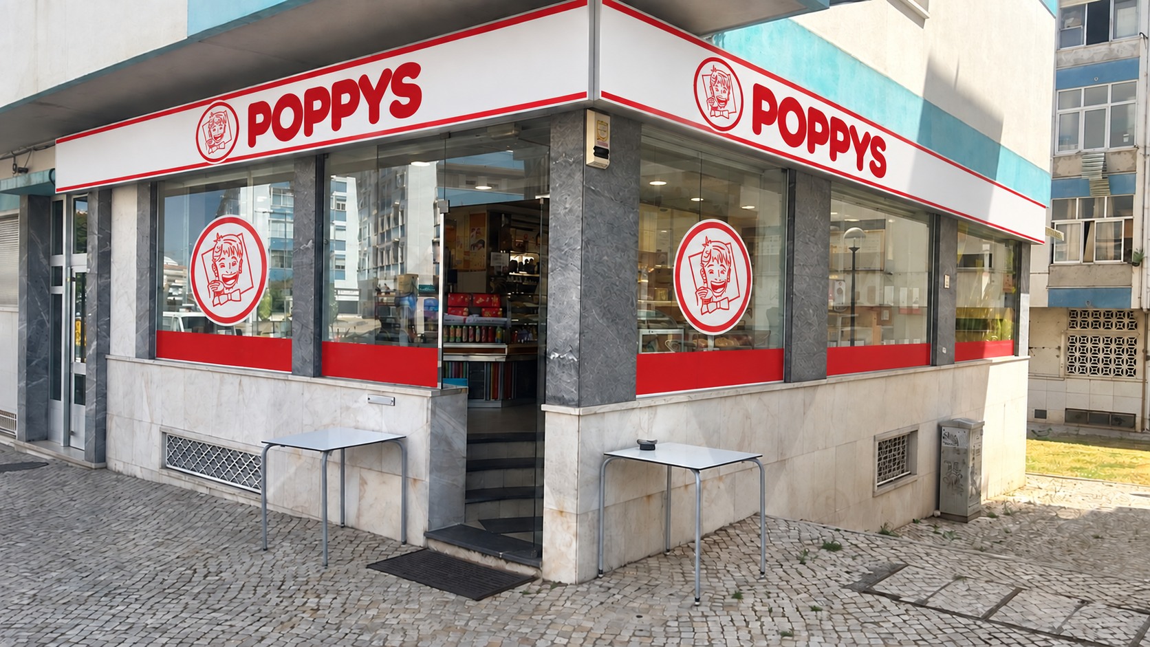 Simulação conceptual de fachada POPPYS em Odivelas