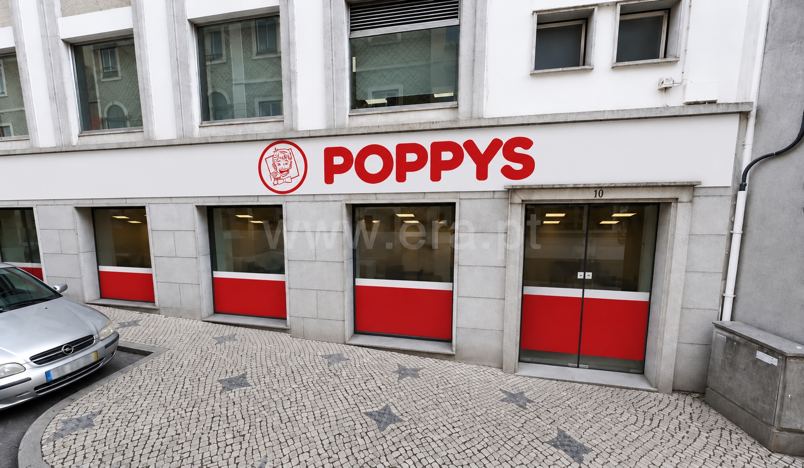 Simulação POPPYS para o imóvel Centro de Torres Novas · antiga agência bancária, Torres Novas; não representa loja construída