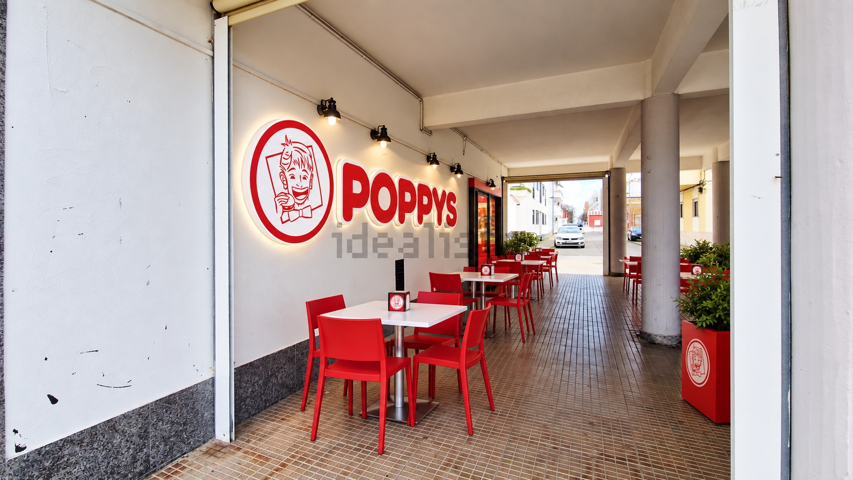 Simulação POPPYS para o imóvel Avenida Ministro Duarte Pacheco · restaurante, Vila Real de Santo António; não representa loja construída